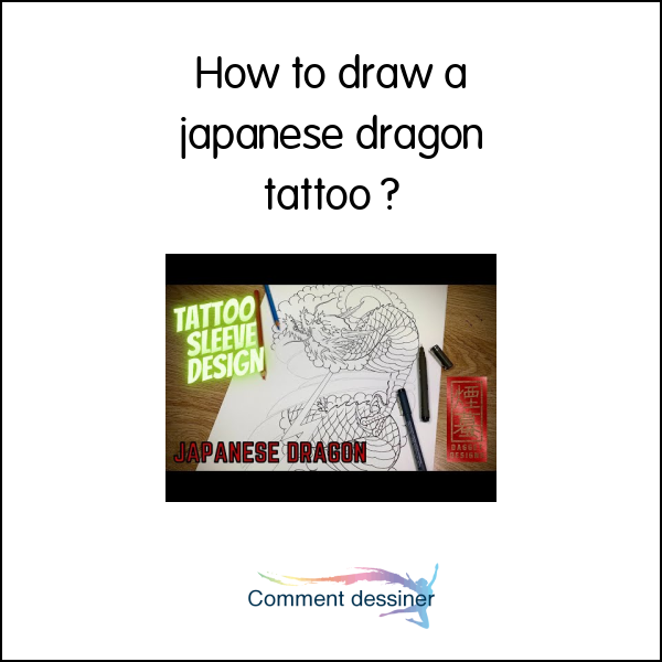 How to draw a japanese dragon tattoo